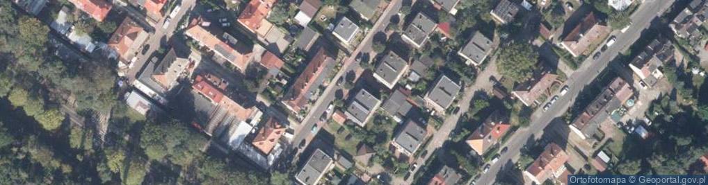 Zdjęcie satelitarne Kossaków ul.