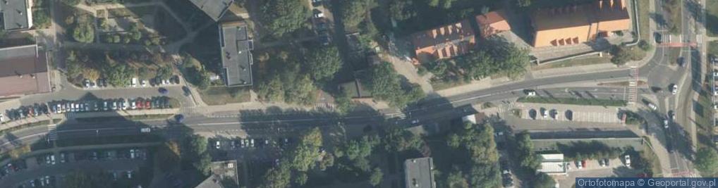 Zdjęcie satelitarne Kolorowych Domów ul.