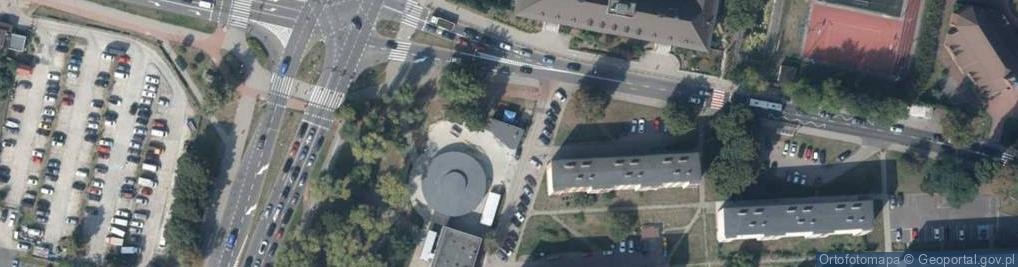 Zdjęcie satelitarne Komuny Paryskiej ul.