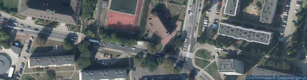 Zdjęcie satelitarne Komuny Paryskiej ul.