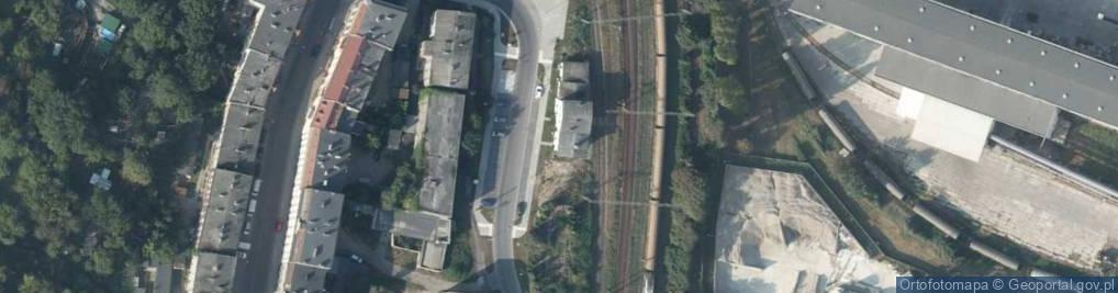 Zdjęcie satelitarne Kolejowa ul.