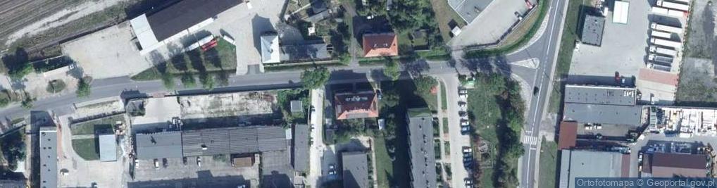 Zdjęcie satelitarne Kolejowa ul.