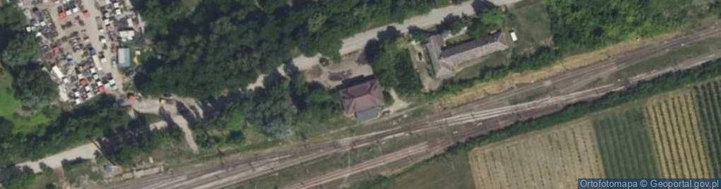 Zdjęcie satelitarne Kolejowa ul.