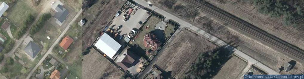 Zdjęcie satelitarne Kolejowa ul.