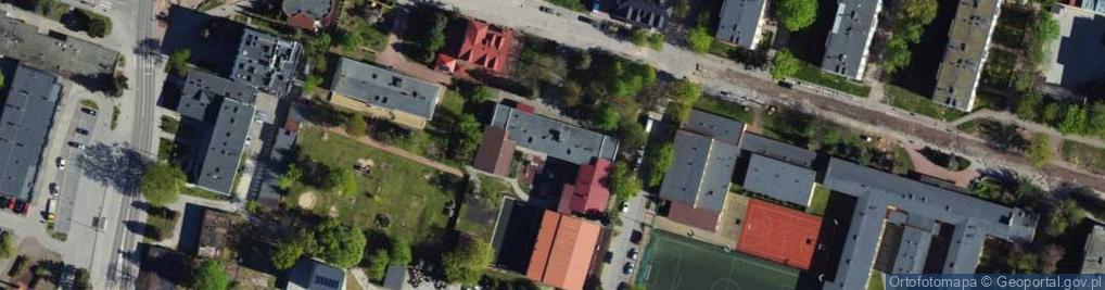 Zdjęcie satelitarne Kochanowskiego Jana ul.