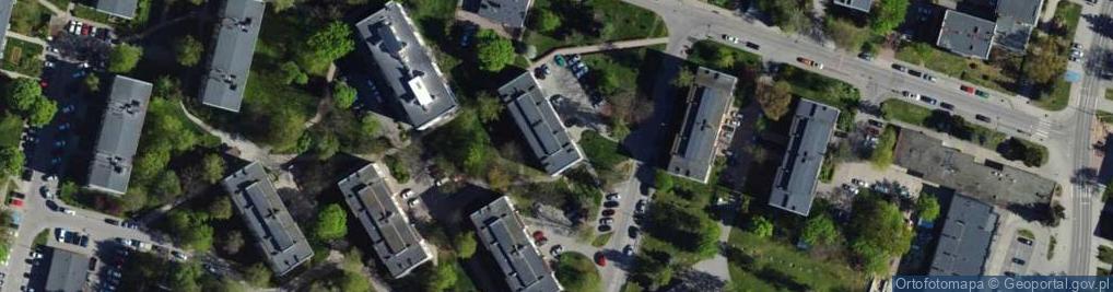 Zdjęcie satelitarne Kosmonautów ul.
