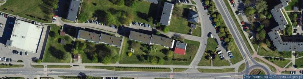 Zdjęcie satelitarne Kossaka Wojciecha ul.