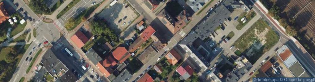 Zdjęcie satelitarne Kozia ul.
