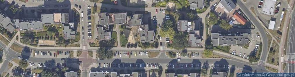 Zdjęcie satelitarne Kozacka ul.