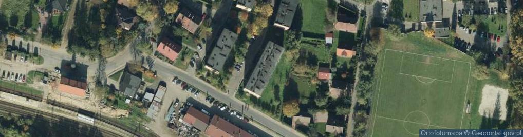 Zdjęcie satelitarne Kolejowa ul.