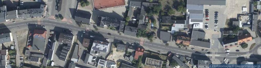 Zdjęcie satelitarne Kolejowa ul.