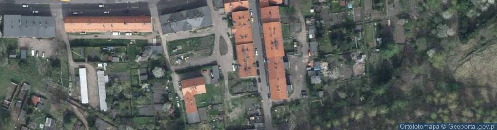 Zdjęcie satelitarne Kolejarska ul.
