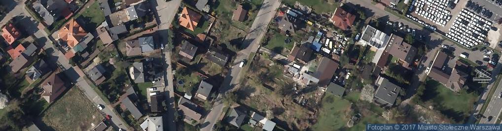 Zdjęcie satelitarne Kolejarska ul.