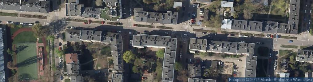 Zdjęcie satelitarne Kobielska ul.