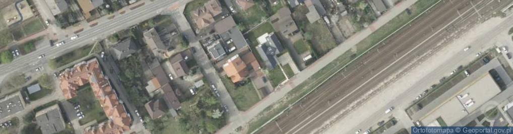 Zdjęcie satelitarne Kolejowa ul.