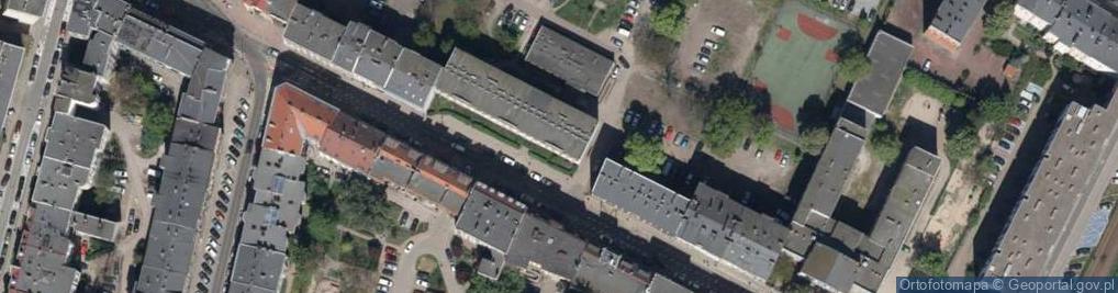 Zdjęcie satelitarne Komuny Paryskiej ul.
