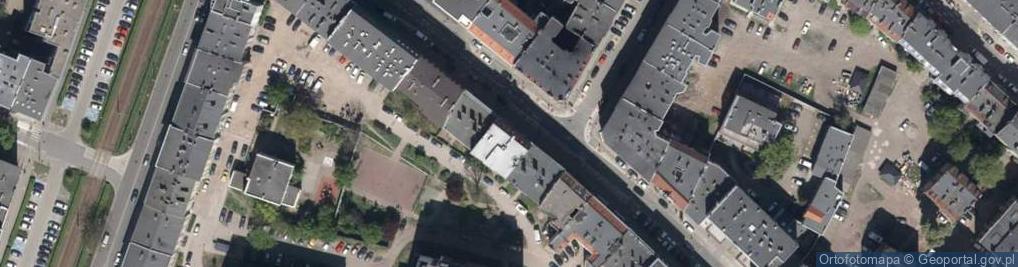 Zdjęcie satelitarne Komuny Paryskiej ul.