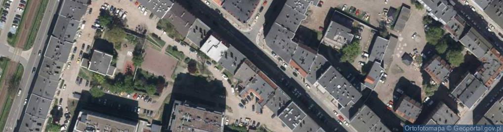 Zdjęcie satelitarne Komuny Paryskiej ul.