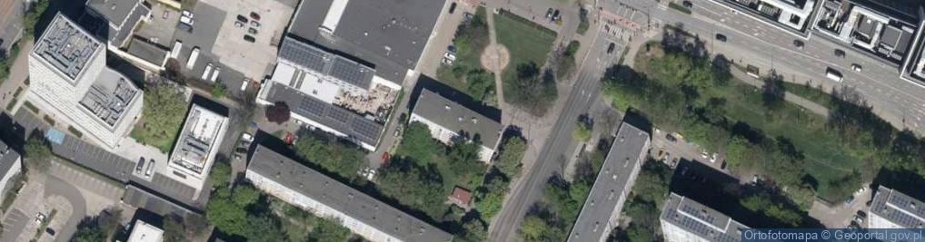 Zdjęcie satelitarne Komandorska ul.