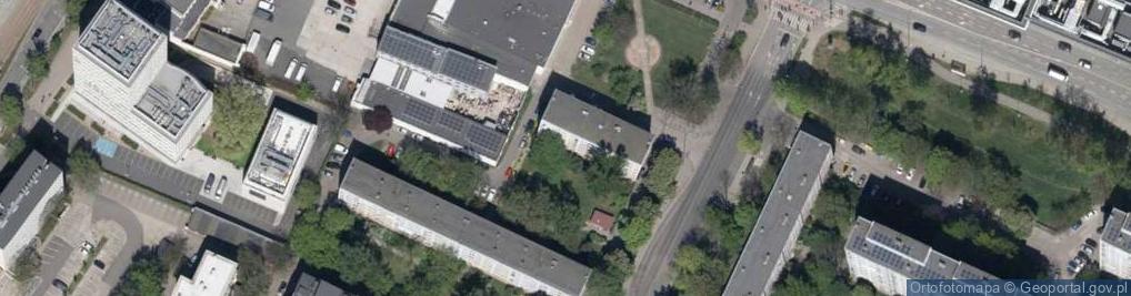 Zdjęcie satelitarne Komandorska ul.