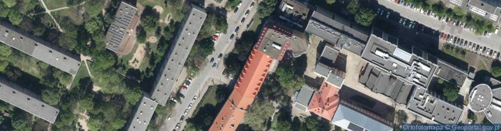 Zdjęcie satelitarne Komandorska ul.