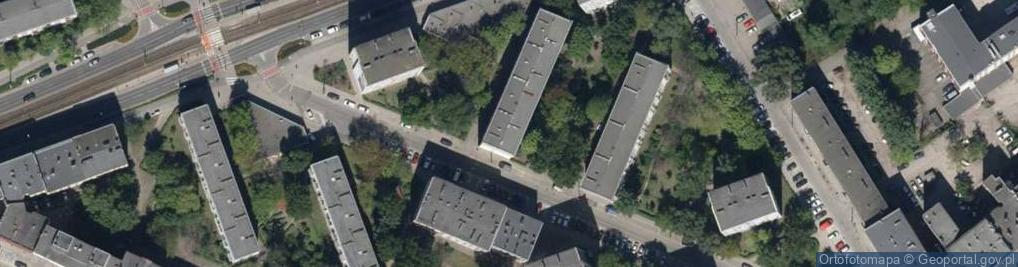 Zdjęcie satelitarne Kolejowa ul.