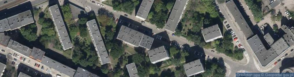 Zdjęcie satelitarne Kolejowa ul.