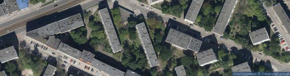 Zdjęcie satelitarne Kolejowa ul.