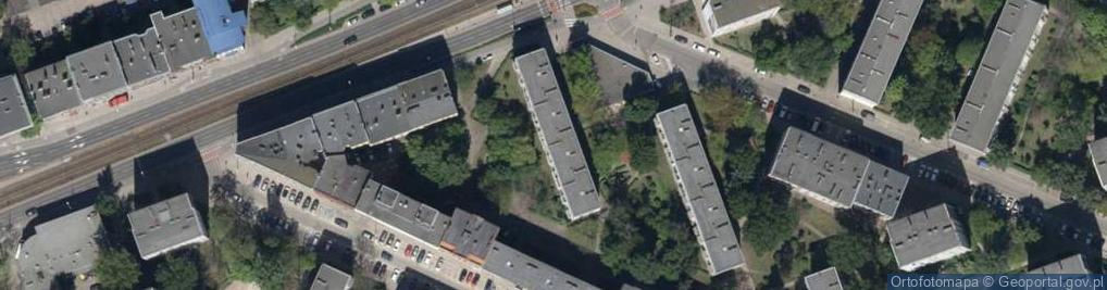 Zdjęcie satelitarne Kolejowa ul.