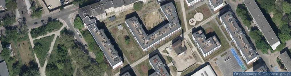 Zdjęcie satelitarne Kolejowa ul.