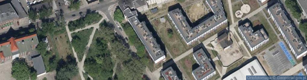 Zdjęcie satelitarne Kolejowa ul.
