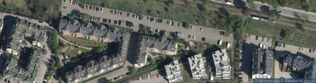 Zdjęcie satelitarne Kosmonautów ul.