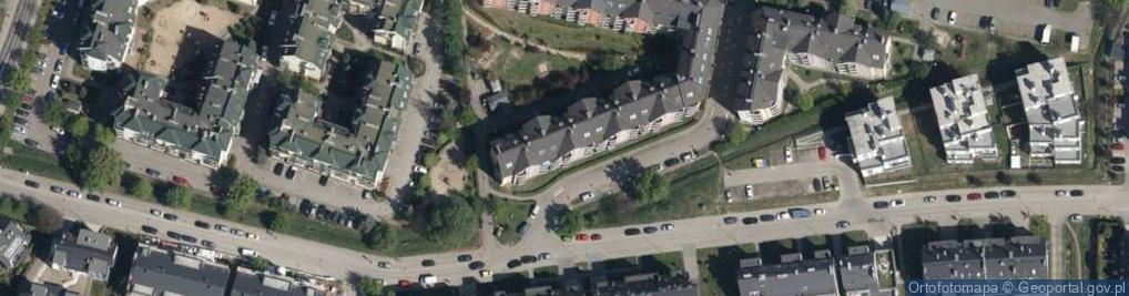 Zdjęcie satelitarne Kosmonautów ul.