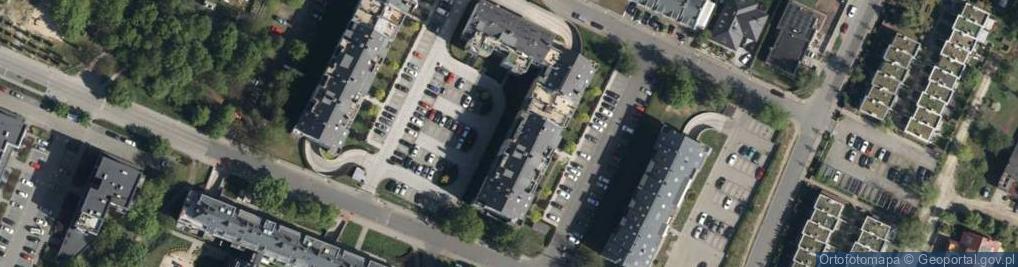 Zdjęcie satelitarne Kokosowa ul.