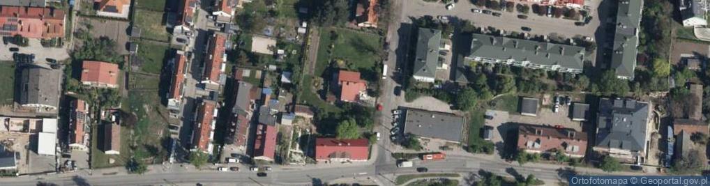 Zdjęcie satelitarne Kozia ul.