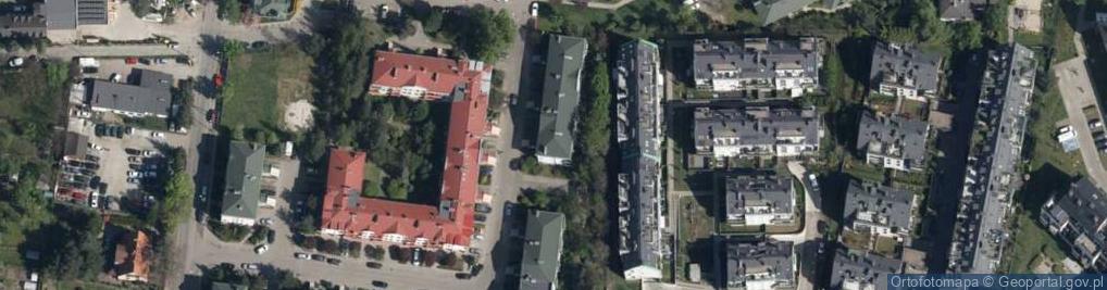 Zdjęcie satelitarne Kozia ul.