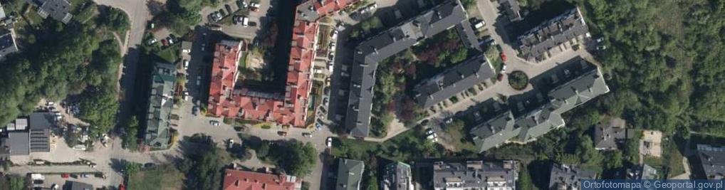 Zdjęcie satelitarne Kozia ul.