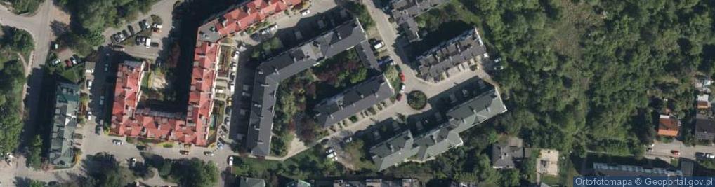 Zdjęcie satelitarne Kozia ul.