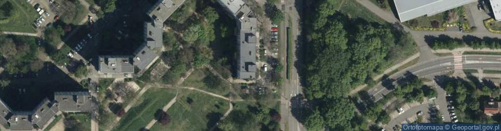 Zdjęcie satelitarne Kozanowska ul.