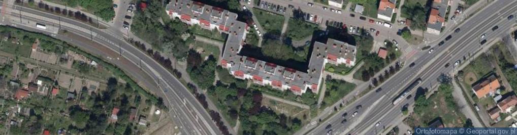 Zdjęcie satelitarne Komorowska ul.