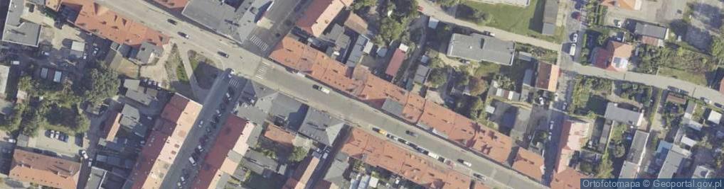 Zdjęcie satelitarne Kostki, ks. ul.