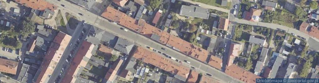 Zdjęcie satelitarne Kostki, ks. ul.