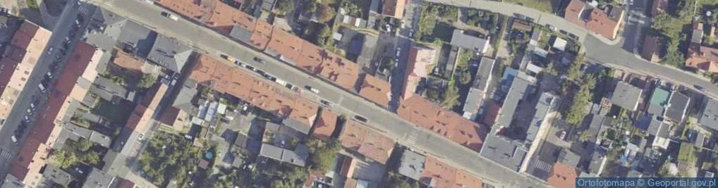 Zdjęcie satelitarne Kostki, ks. ul.