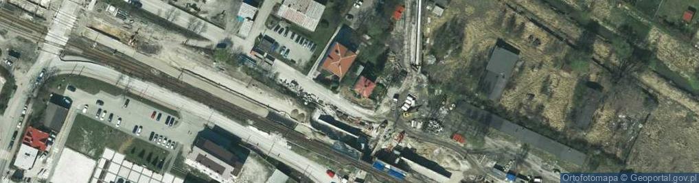 Zdjęcie satelitarne Kolejowa ul.
