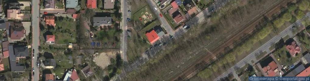 Zdjęcie satelitarne Kolejowa ul.