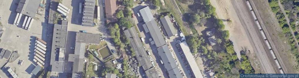 Zdjęcie satelitarne Kolejowa ul.