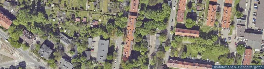 Zdjęcie satelitarne Końcowa ul.