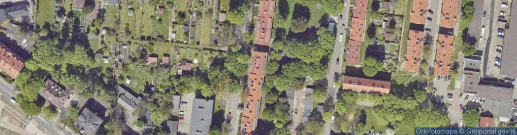 Zdjęcie satelitarne Końcowa ul.