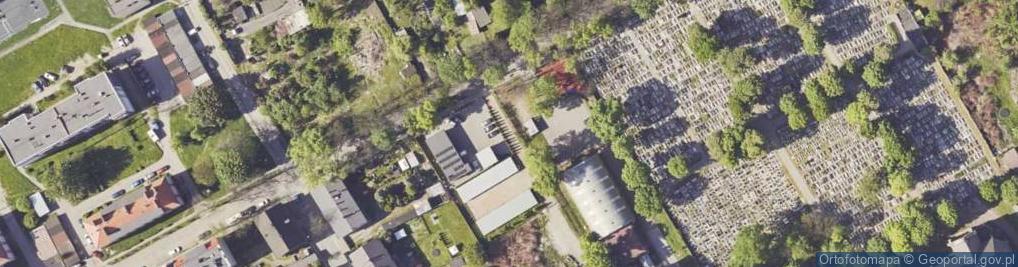 Zdjęcie satelitarne Kossaka Wojciecha ul.