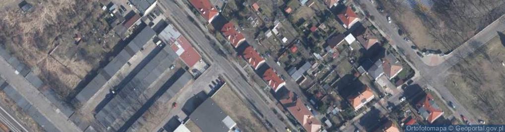 Zdjęcie satelitarne Kolejowa ul.